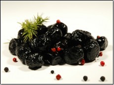 100g Oliven Kalamata schwarz mit Stein