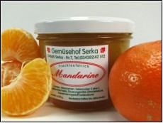 Fruchtaufstrich -Mandarine- (1kg=8,00 Euro)