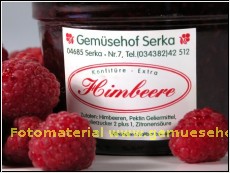Fruchtaufstrich -Himbeer- (1kg=8,00 Euro)