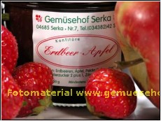 Fruchtaufstrich -Erdbeer-/Apfel- (1kg=8,00 Euro)