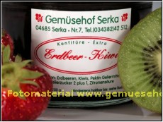 Fruchtaufstrich -Kiwi/Erdbeer- (1kg=8,00 Euro)