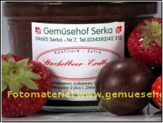 Fruchtaufstrich -Stachelbeer-/Erdbeer (1kg=8,00 Euro)